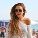 Celebrity Lindsay Lohan Classic Metal Military Aviator Sunglasses 1041