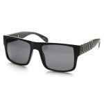 Bold Frame Flat Top Watch Bracelet Band Aviator Sunglasses 9478